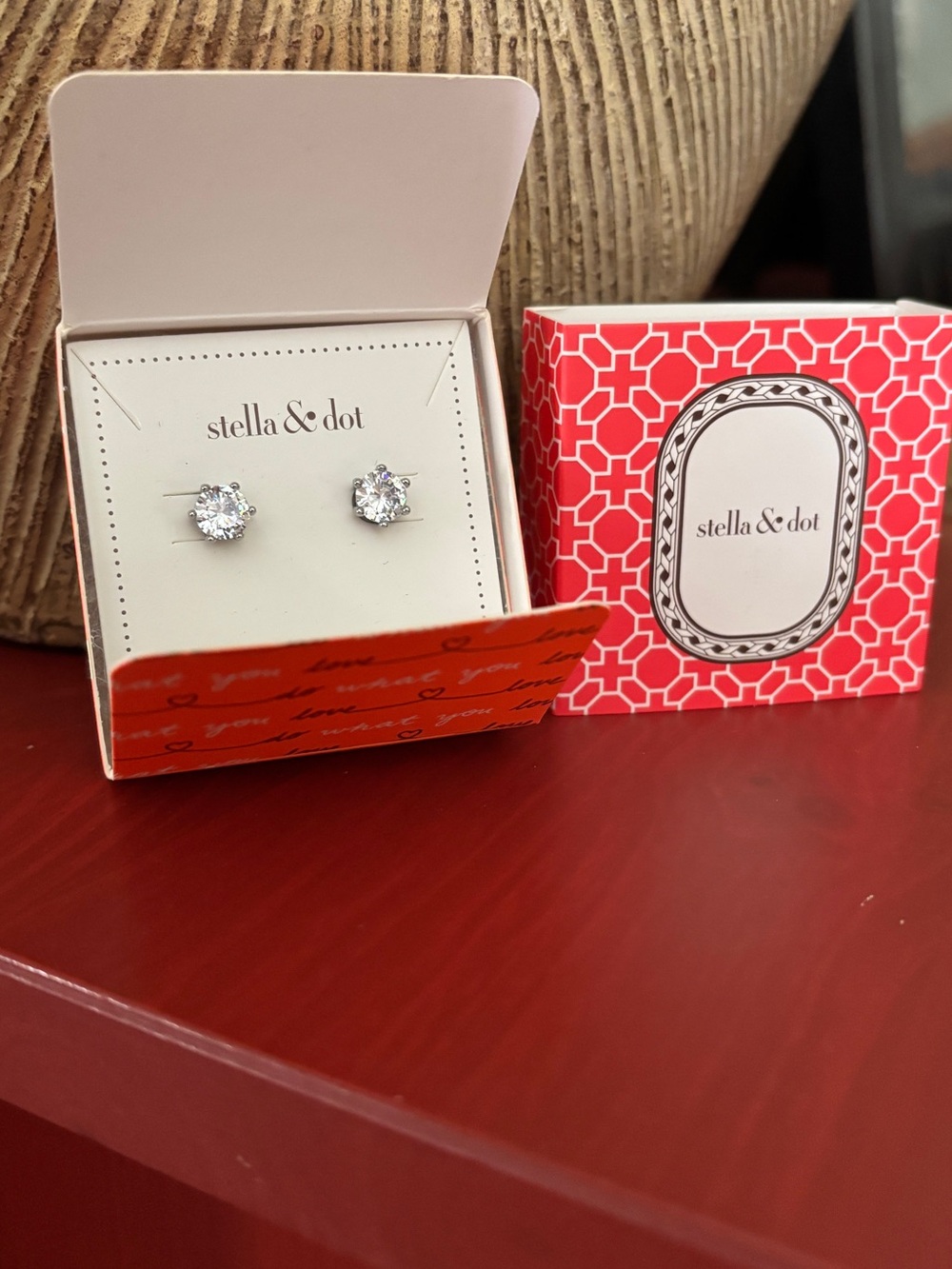 Stella & Dot Silver “Sparkle Studs”, NWOT
